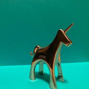 Gold Unicorn Jewelry Holder